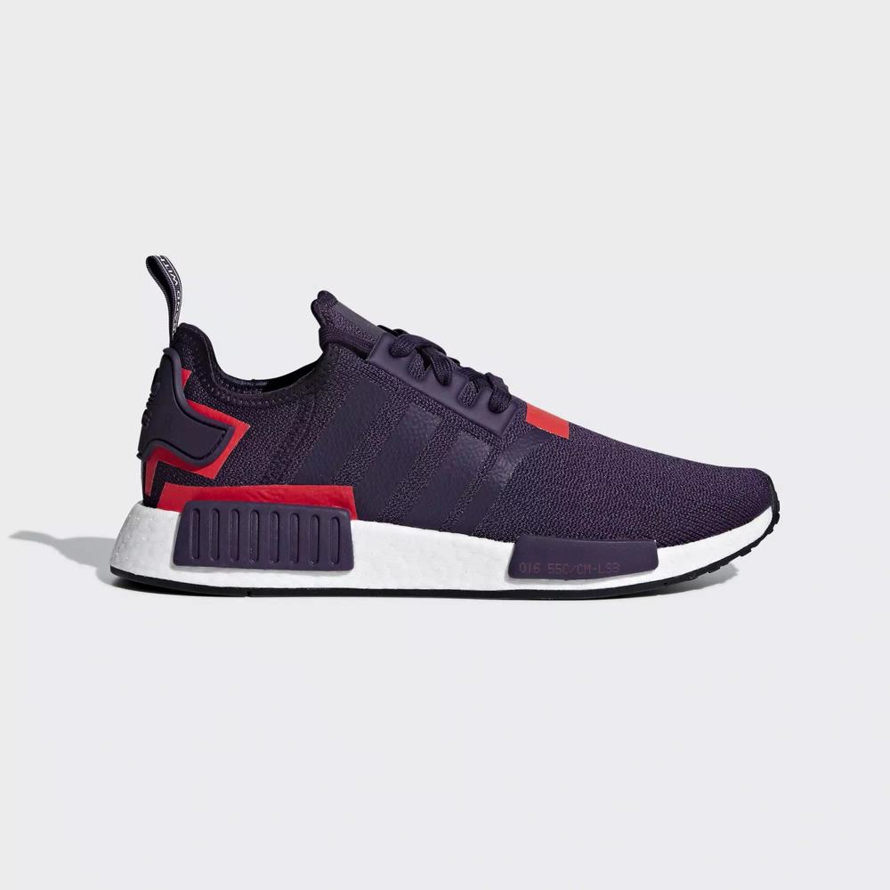 Adidas NMD R1 Tenis Morados Para Hombre (MX-26818)